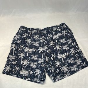 Maamgic Palm Tree Island Swim Trunks Men’s Large Palm Tropical Vacation Beach